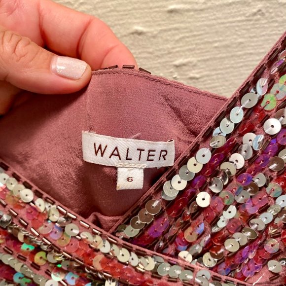 Red & Silver Sequin Top - Picture 5 of 5